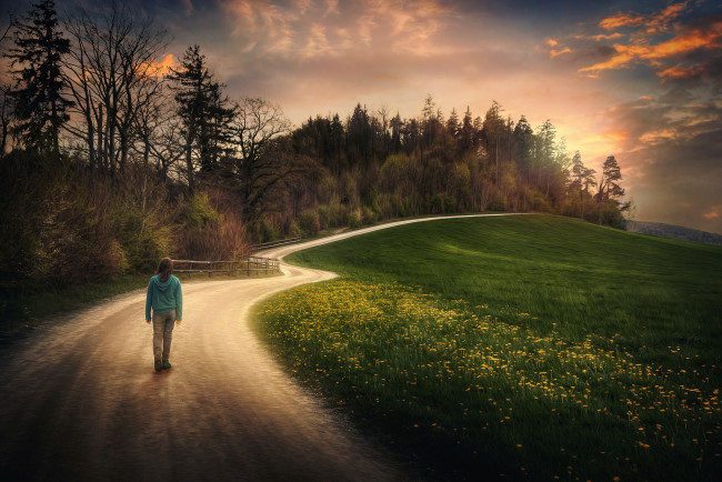 Обои картинки фото природа, дороги, дорога