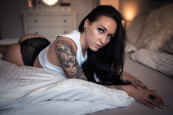 Картинка девушка девушки -unsort+ брюнетки темноволосые модель