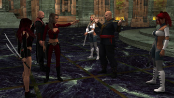 Картинка 3д+графика фантазия+ fantasy девушка взгляд фон