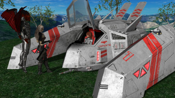 Картинка 3д+графика фантазия+ fantasy фон взгляд девушка