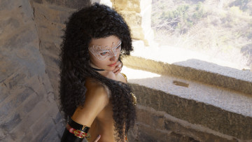 Картинка 3д+графика люди+ people фон взгляд девушка