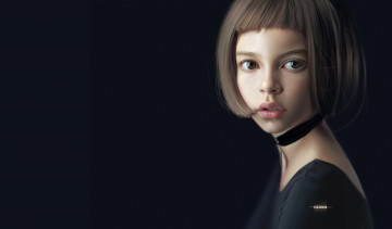 Картинка 3д+графика портрет+ portraits freelance concept artist huy ozuno portrait арт портрет