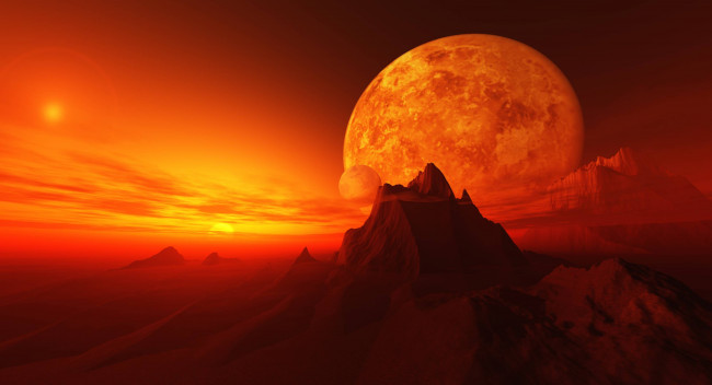 Обои картинки фото 3д графика, атмосфера, настроение , atmosphere ,  mood , поверхность, планета