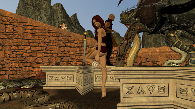 Обои картинки фото 3д графика, фантазия , fantasy, девушка, взгляд, фон