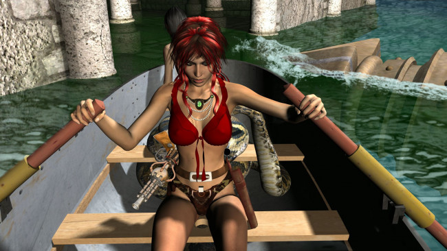 Обои картинки фото 3д графика, фантазия , fantasy, девушка, взгляд, фон