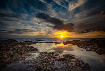 Картинка природа восходы закаты простор