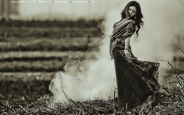 Картинка календари компьютерный+дизайн танец женщина девушка дым природа calendar 2019