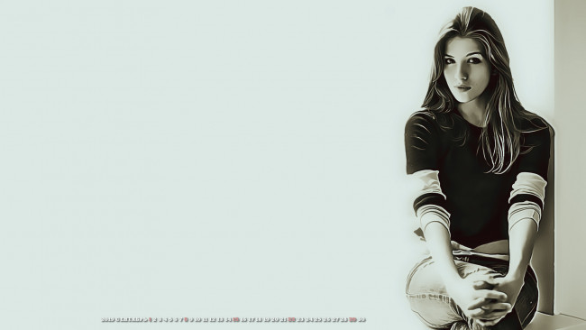 Обои картинки фото календари, компьютерный дизайн, женщина, взгляд, девушка, 2019, calendar