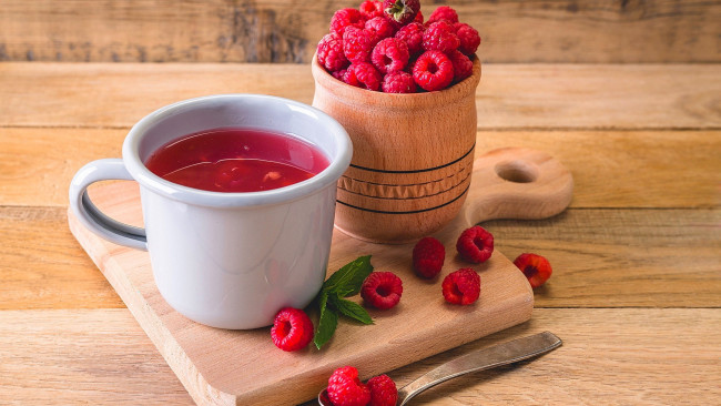 Обои картинки фото еда, малина, ягоды, спелая