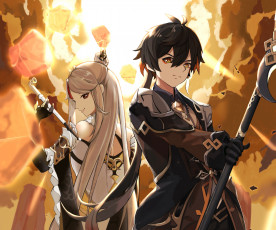 Картинка аниме genshin+impact genshin impact