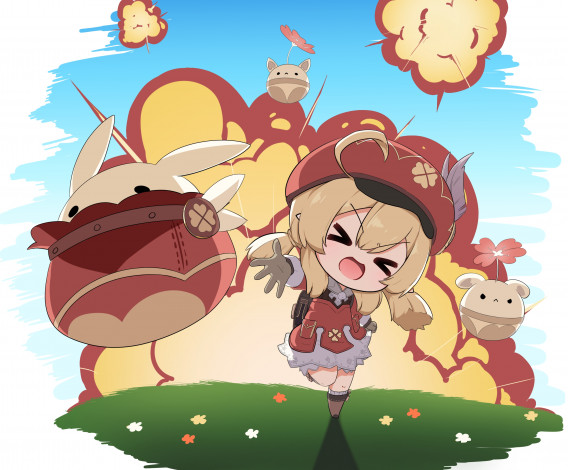 Обои картинки фото аниме, genshin impact, genshin, impact