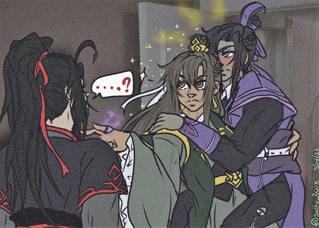 Обои картинки фото аниме, mo dao zu shi, цзянь, чэн, вэй, усянь, не, хуайсан