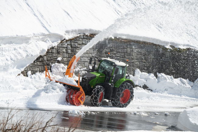 Обои картинки фото техника, снегоуборочная техника, fendt
