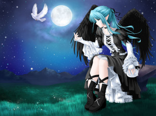 Картинка аниме angels demons