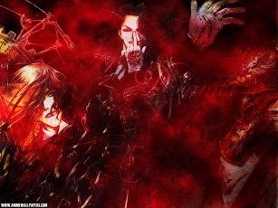 обоя аниме, trinity, blood