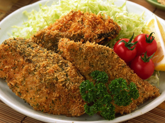 Обои картинки фото еда, рыбные, блюда, морепродуктами