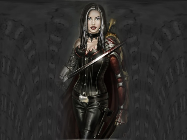 Обои картинки фото aly, fell, фэнтези, девушки