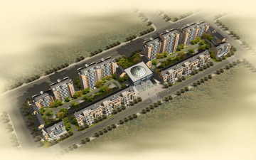 Картинка 3д графика architecture архитектура