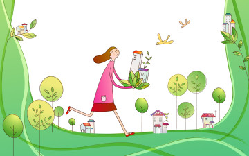 обоя векторная, графика