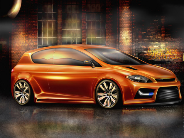 Обои картинки фото автомобили, виртуальный, тюнинг