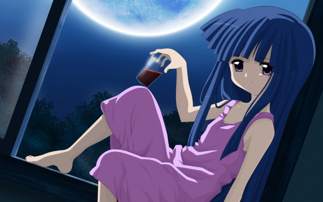 Обои картинки фото аниме, higurashi, no, naku, koro, ni, furude, rika