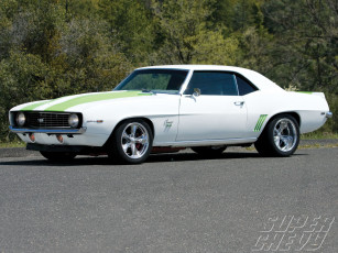 Картинка 1969 chevy camaro ss автомобили