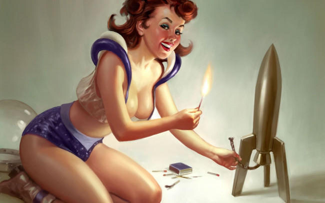 Обои картинки фото рисованные, люди