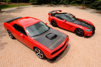 Картинка dodge challenger srt10 concept with 600hp viper v10 engine автомобили
