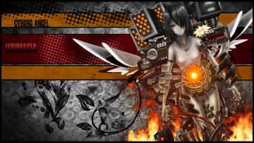 Картинка аниме weapon blood technology девушка