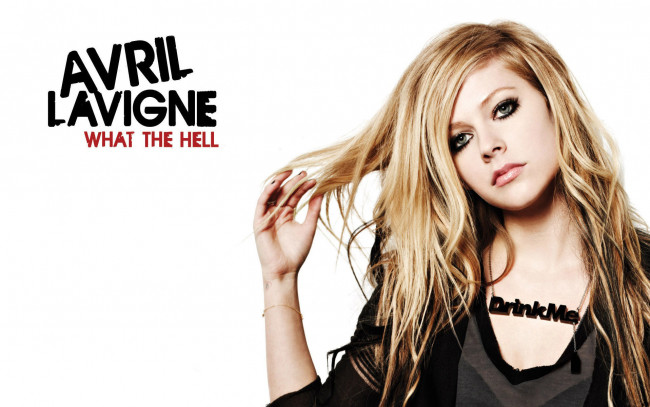 Обои картинки фото музыка, avril, lavigne, what, the, hell, певица