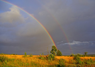 Картинка природа радуга чудо природы стихия
