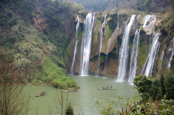 Картинка природа водопады горы река