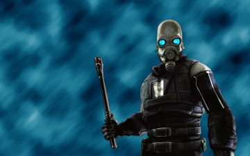 Картинка half life видео игры синий