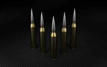 Картинка оружие 3d сталь тёмный фон патрон