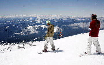 Картинка спорт сноуборд снег спуск