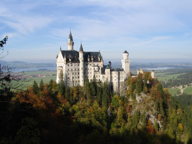 Обои картинки фото neuschwanstein, castle, germany, города, замок, нойшванштайн, германия