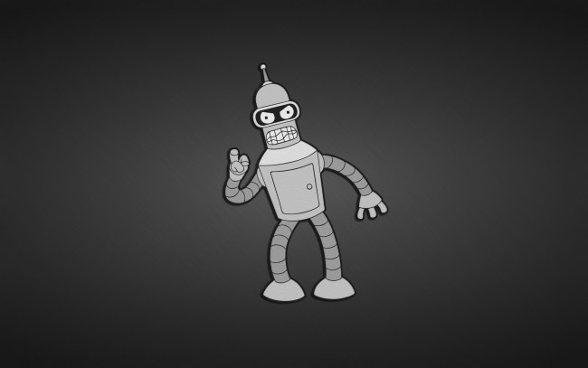 Обои картинки фото футурама, мультфильмы, futurama, бендер, bender, bending, rodriguez, робот