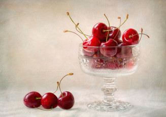 Картинка еда вишня черешня