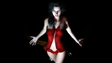 Картинка 3д графика people люди девушка взгляд