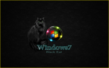 Картинка компьютеры windows vienna кот логотип фон