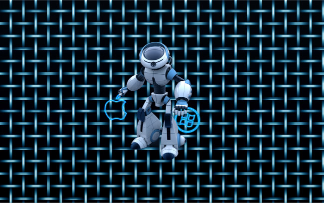 Обои картинки фото компьютеры, windows, vista, longhorn, сетка, логотип, фон