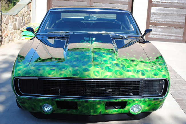 Обои картинки фото автомобили, camaro, chevrolet, 1968