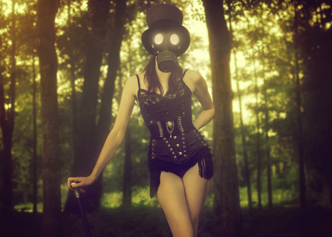 Обои картинки фото -Unsort Креатив, девушки, unsort, креатив, цилиндр