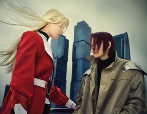 Картинка разное cosplay+ косплей клин любви блонди Ясон минк катце