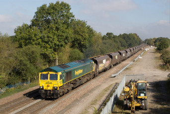 Картинка техника поезда локомотив рельсы дорога железная состав