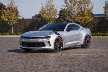 обоя автомобили, camaro, 2015г, concept, series, red, line, chevrolet