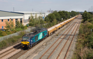 Картинка техника поезда состав локомотив рельсы дорога железная