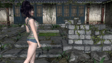 Картинка 3д+графика люди+ people фон взгляд девушка