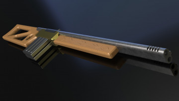 Картинка 3д+графика моделирование+ modeling винтовка