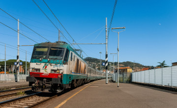 Картинка техника электровозы состав локомотив рельсы дорога железная